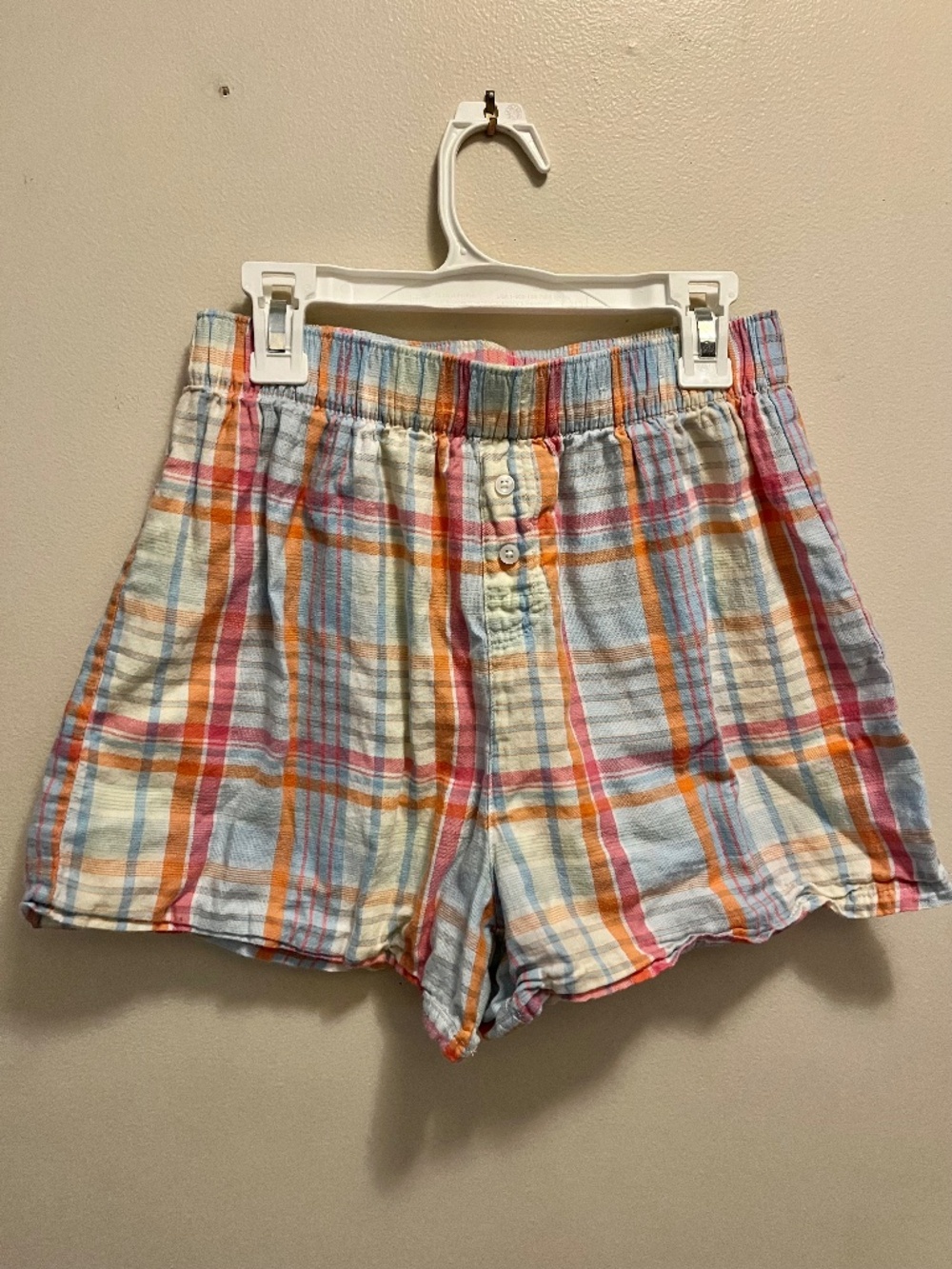 Plaid Aerie Boxer Pajama Shorts